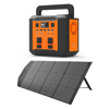 300W Portable Solar Generator with Solar Panel