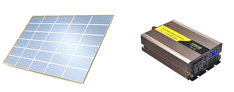 Solar panel and inverter