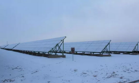 Solar panels in extreme weather