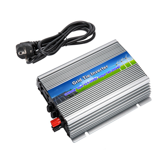 Grid Tie Inverter 600W w/Power Limiter DC26-60V/110V Solar Balcony Power  Station