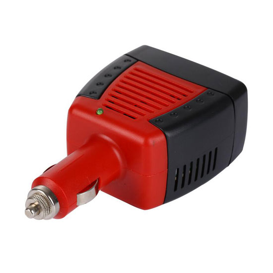 75W Car Power Adapter DC AC Inverter Standard 110V Output A Portable Wall