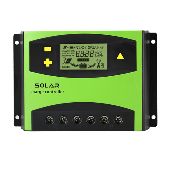 LINEBA PWM Solar Charge Controller - 100A/60A/30A, 12V/24V/36/48V, USB Port, LCD