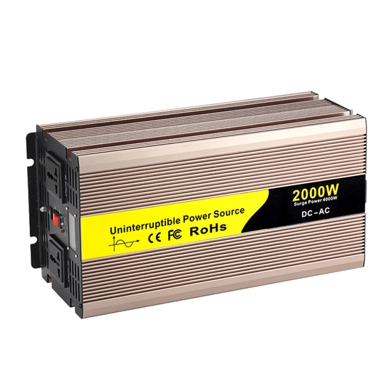 240V AC LCD/UPS/Charger 2000W Pure Sine Wave Power Inverter 24V DC to 220V 