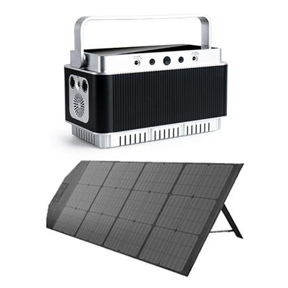 200W Portable Solar Generator with Solar Panel