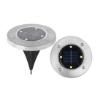 Outdoor 4 LED Solar In-ground Light, 4 Pack