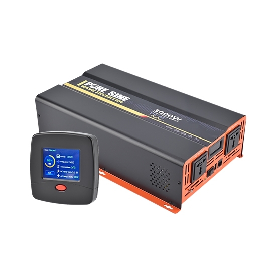 Touch Screen 12V 3000 Watt Pure Sine Wave Inverter | inverter.com