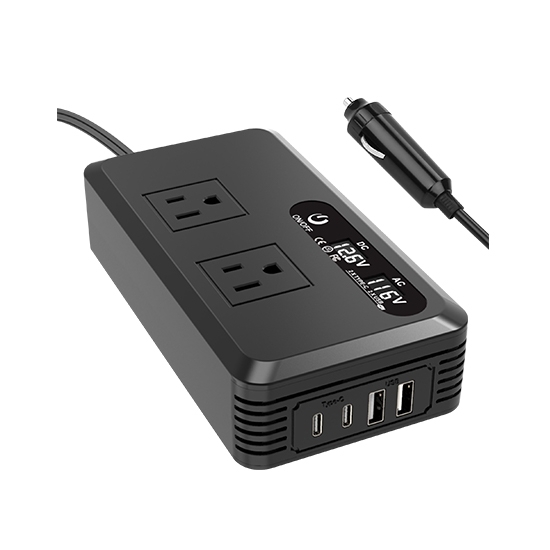 200W Car Inverter, DC 12V to AC 110V/220V