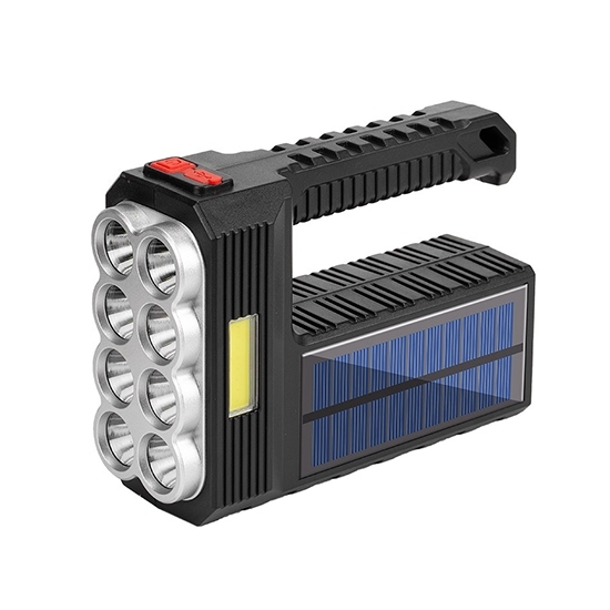 Solar Handheld Searchlight with 8-LED