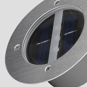 3led-solar in ground light adopts stainless shell and tempered glass