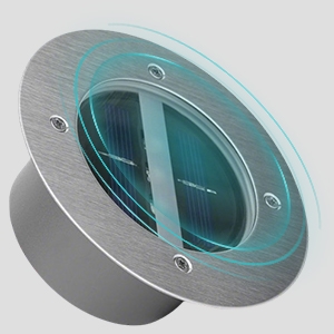 3led solar in ground light with ip65 protection level