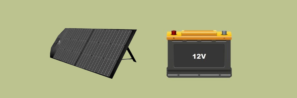 40 watt solar panel charge a 12V battery