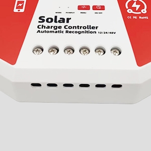 70a pwm solar charge controller with multiple connection ports