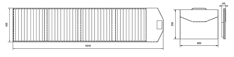 80W portable solar panel structure