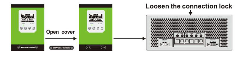 Before wiring of MPPT charge controller