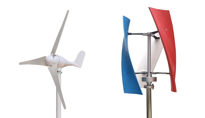 Three blades wind turbines