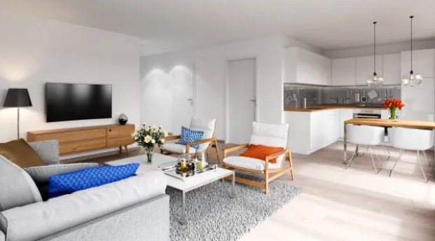 A bright home