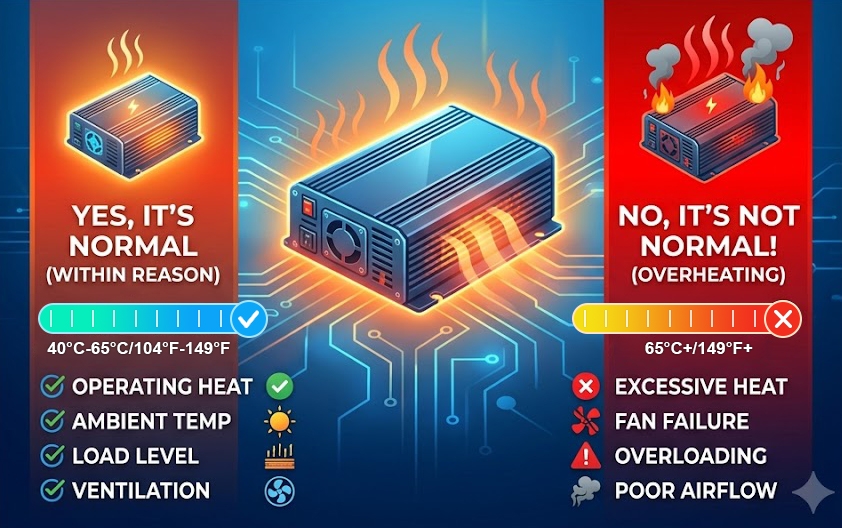 Inverter overheating causes