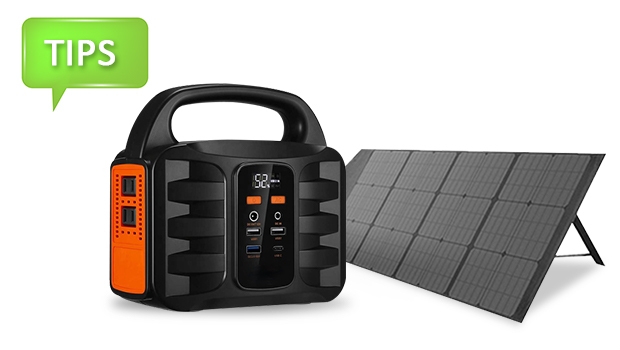 Portable solar generator and solar panel