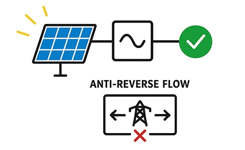 Principle of anti-reverse flow