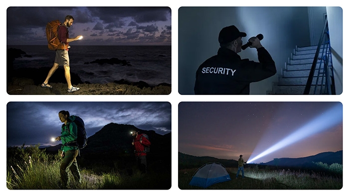 Solar flashlight applications