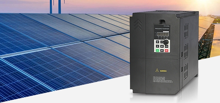 Solar pump inverter receives energy from solar panels