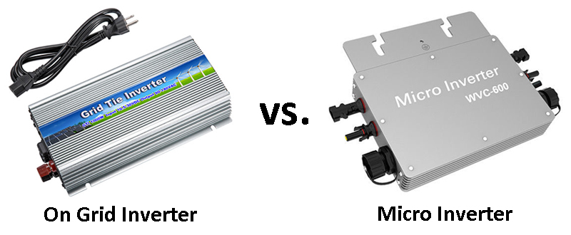 Grid tie inverter vs. micro inverter