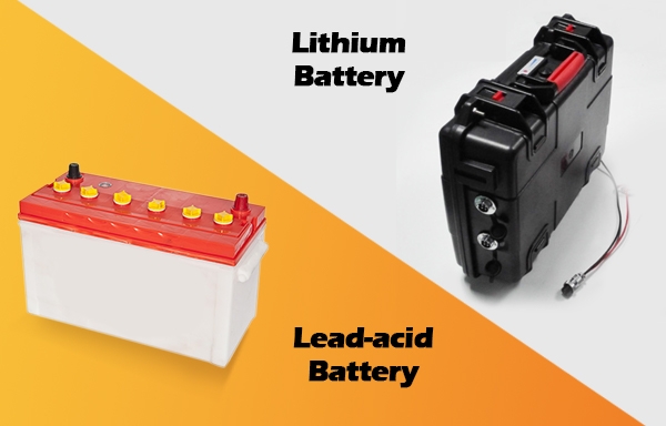 Lithium battery and lead-acid battery
