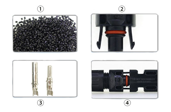 MC4 solar connector features