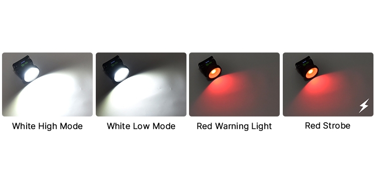 Outdoor solar headlamp light source mode