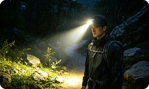 Solar fan cap headlamp for hiking