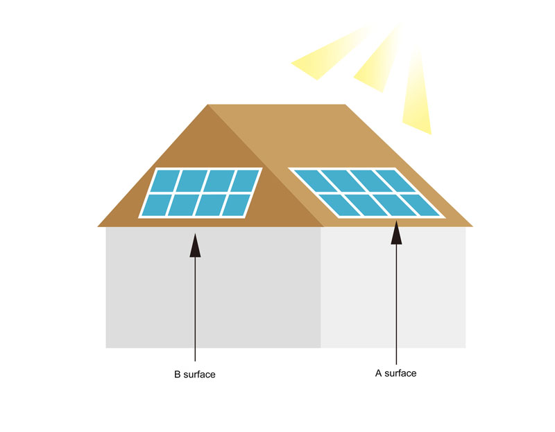 Solar panels installing on the roof