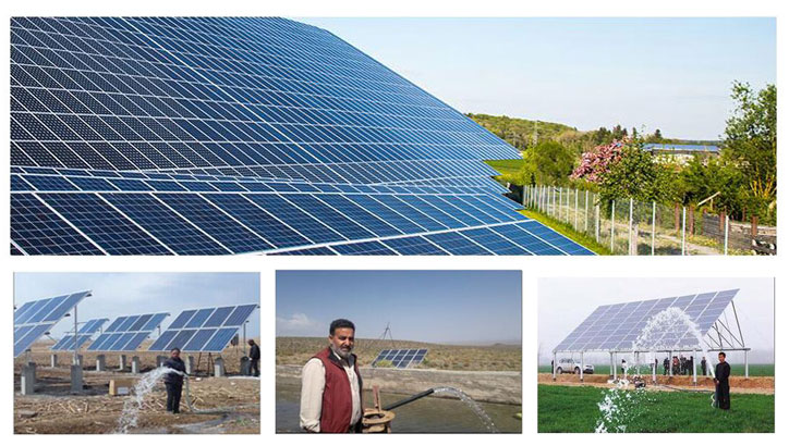 Solar-water pump system for agricultural irrigation