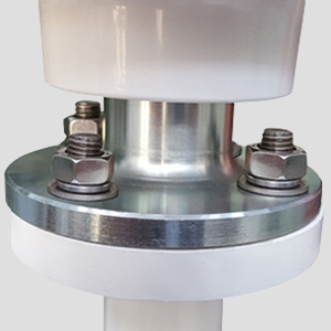 Spiral wind turbine flange design