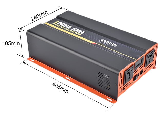Touch screen 3000 watt pure sine wave inverter dimension