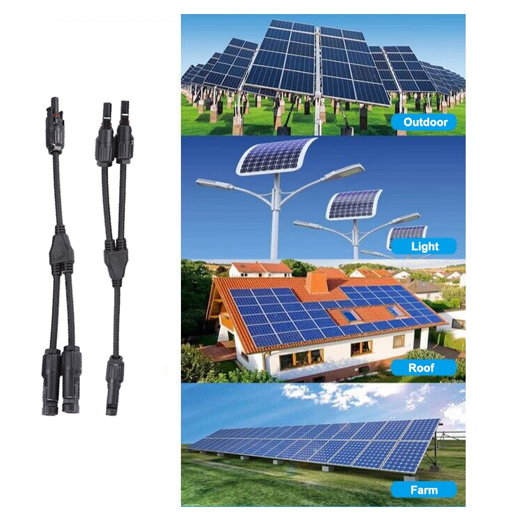 Y branch solar connector application